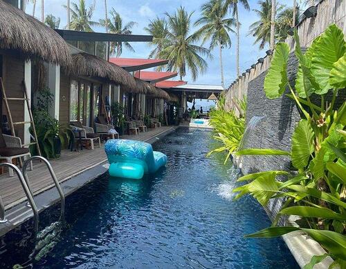 Banig Beach Resort El Nido - Beachfront View